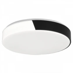LED Πλαφονιέρα Μεταλλική Μαύρη 24W 2160lm 160° - SpotLight