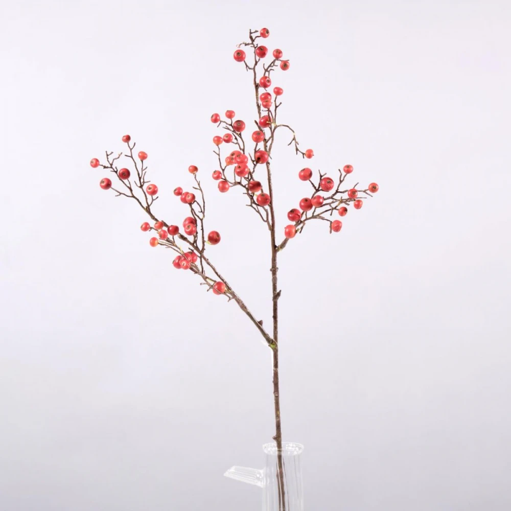 Τεχνητό Κλωνάρι Μούρο Κόκκινο 65 εκ.