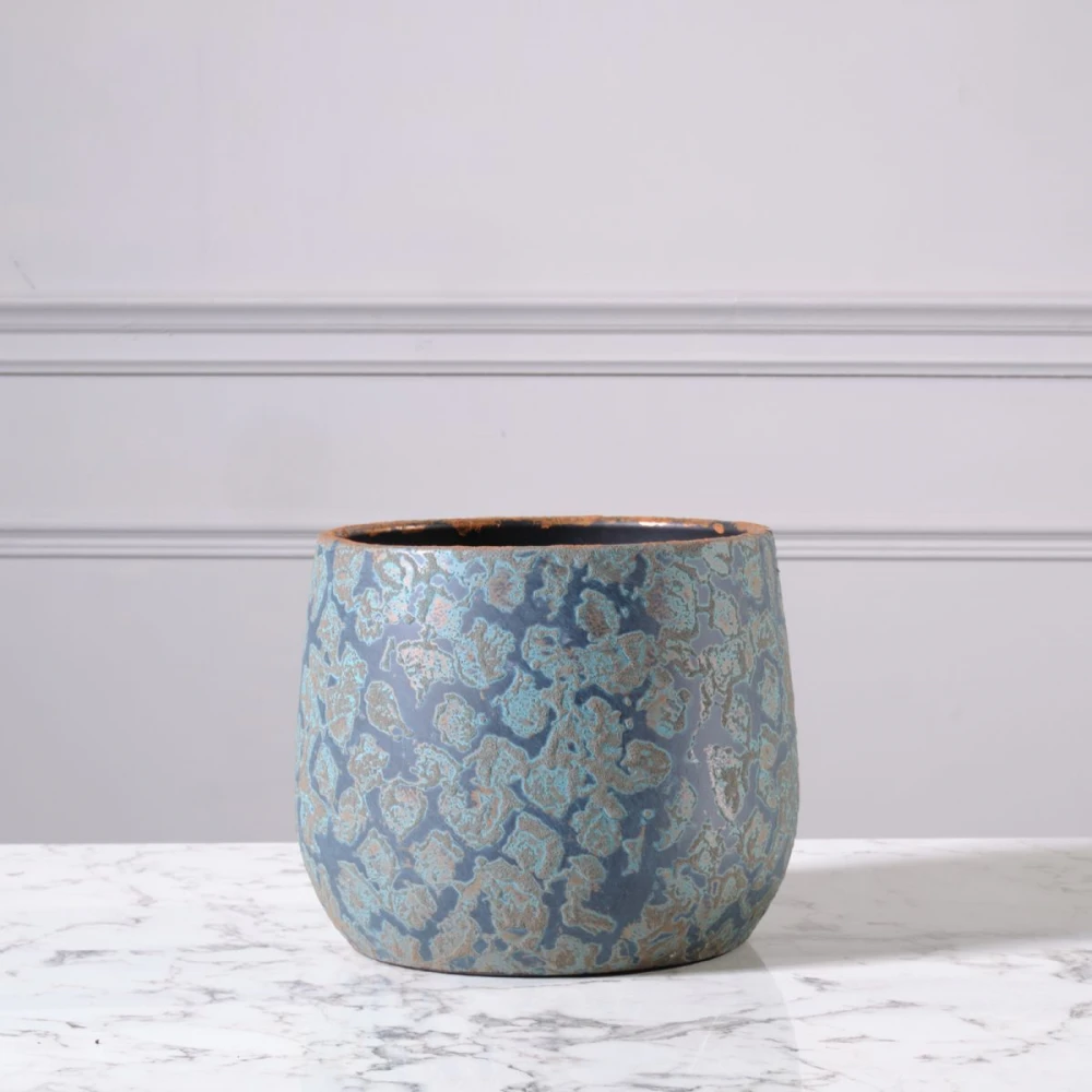 Κασπώ Κεραμικό Χάλκινο 25,5x25,5x20 εκ