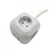 Πολύπριζος Κύβος Με 4 Πρίζες 16A Και 2 Θήρες USB 2.1A - Spotlight