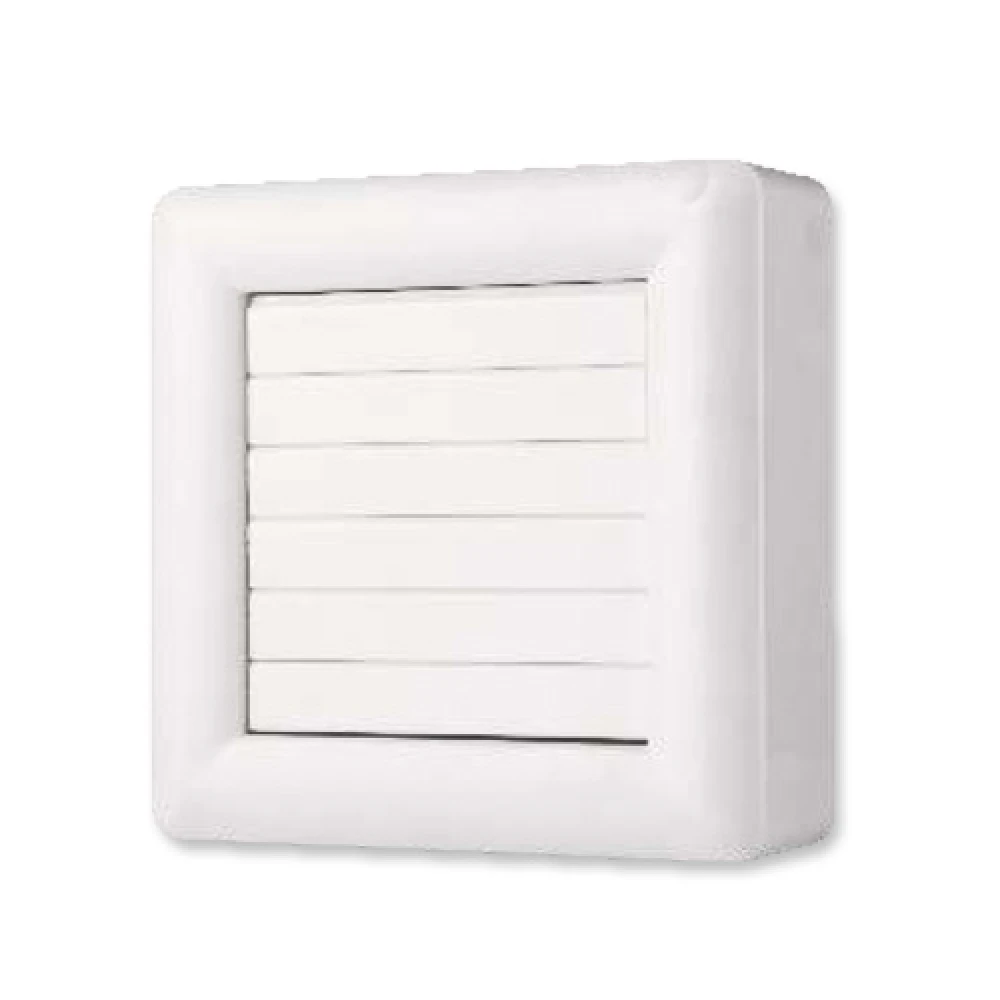 Εξαεριστήρας Επιτοίχιος 15W Λευκός Με Αυτόματα Ανοιγόμενες Περσίδες - Spotlight