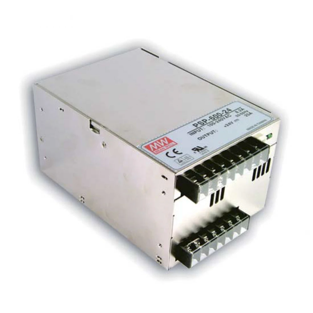 ΤΡΟΦΟΔΟΤΙΚΟ 600W/24V/25A PFC PARALLEL PSP600-24 MEAN WELL