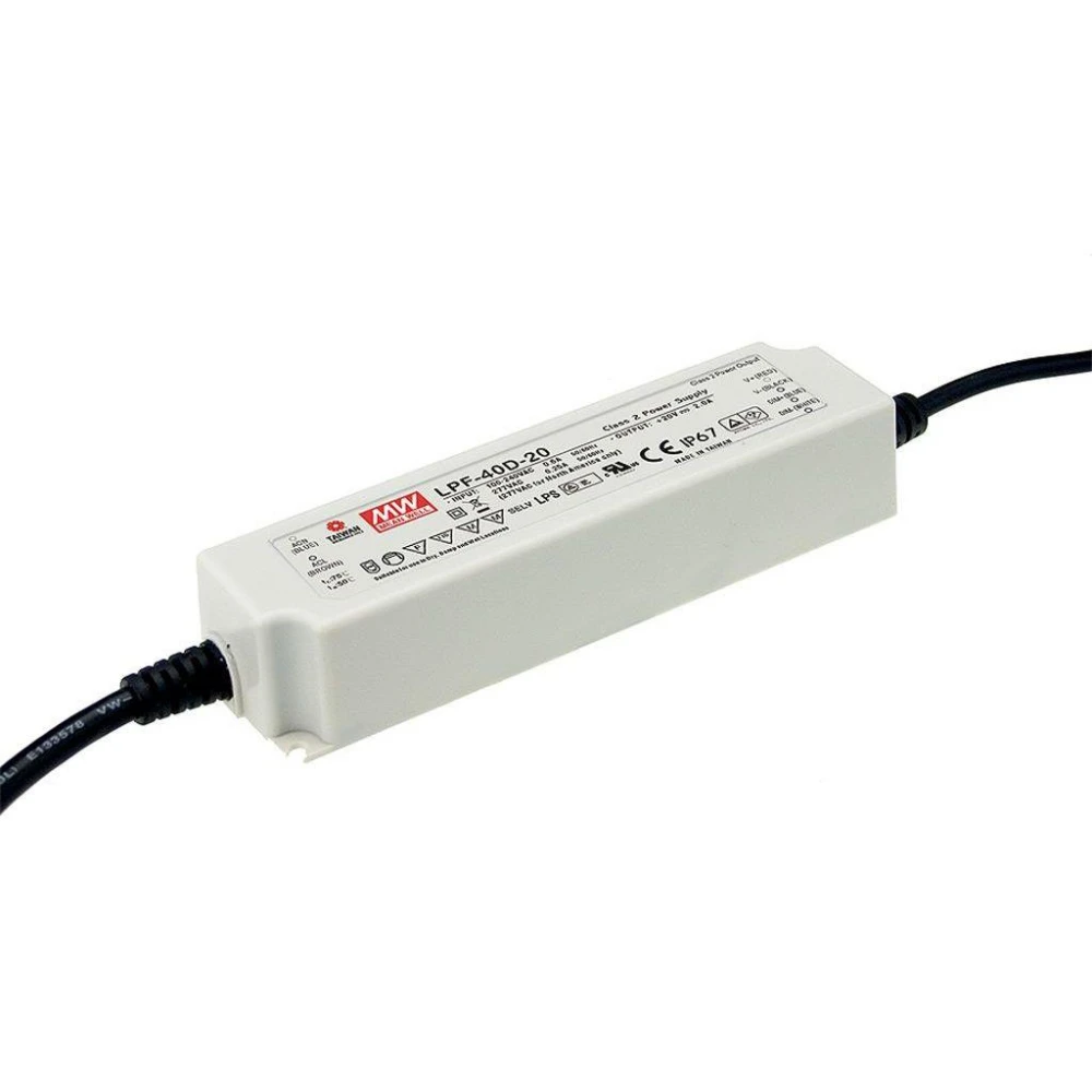 Αδιάβροχο Τροφοδοτικό LED 40W 36V DC IP67 Dimmable LPF40D-36 - MEAN WELL