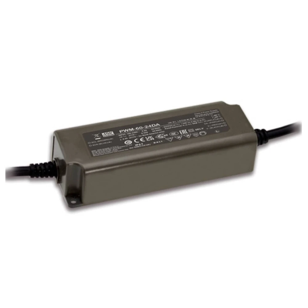 ΤΡΟΦΟΔΟΤΙΚΟ LED 60W/12VDC/5A IP67 DALI-2 PWM-60-12DA2 MEAN WELL