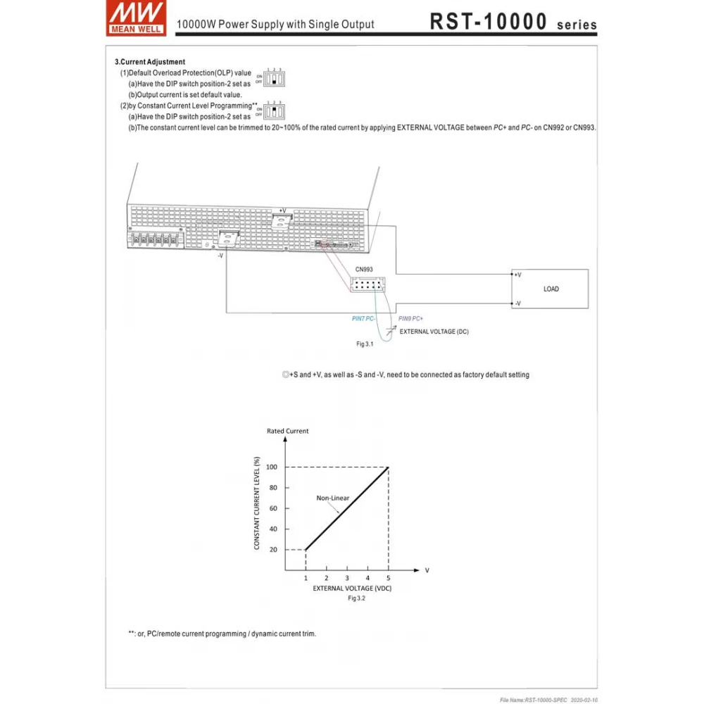 ΤΡΟΦΟΔΟΤΙΚΟ 9600W/24V/400A PFC 3Φ RST-10000-24 MEAN WELL