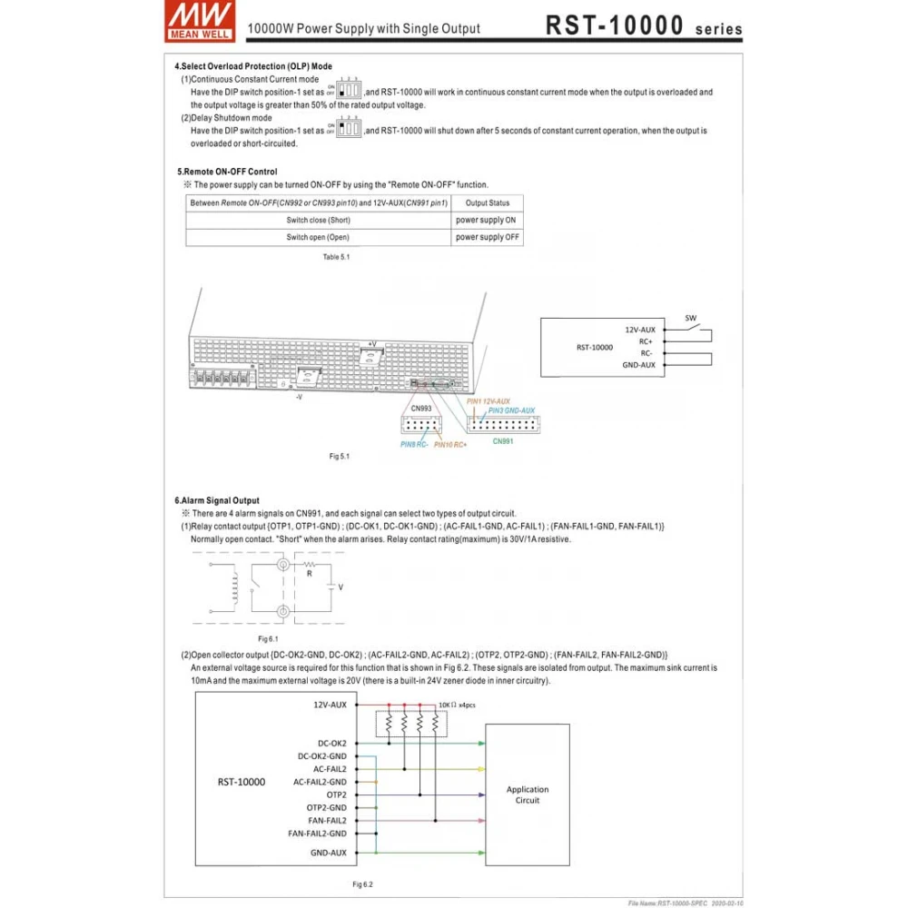 ΤΡΟΦΟΔΟΤΙΚΟ 9600W/24V/400A PFC 3Φ RST-10000-24 MEAN WELL