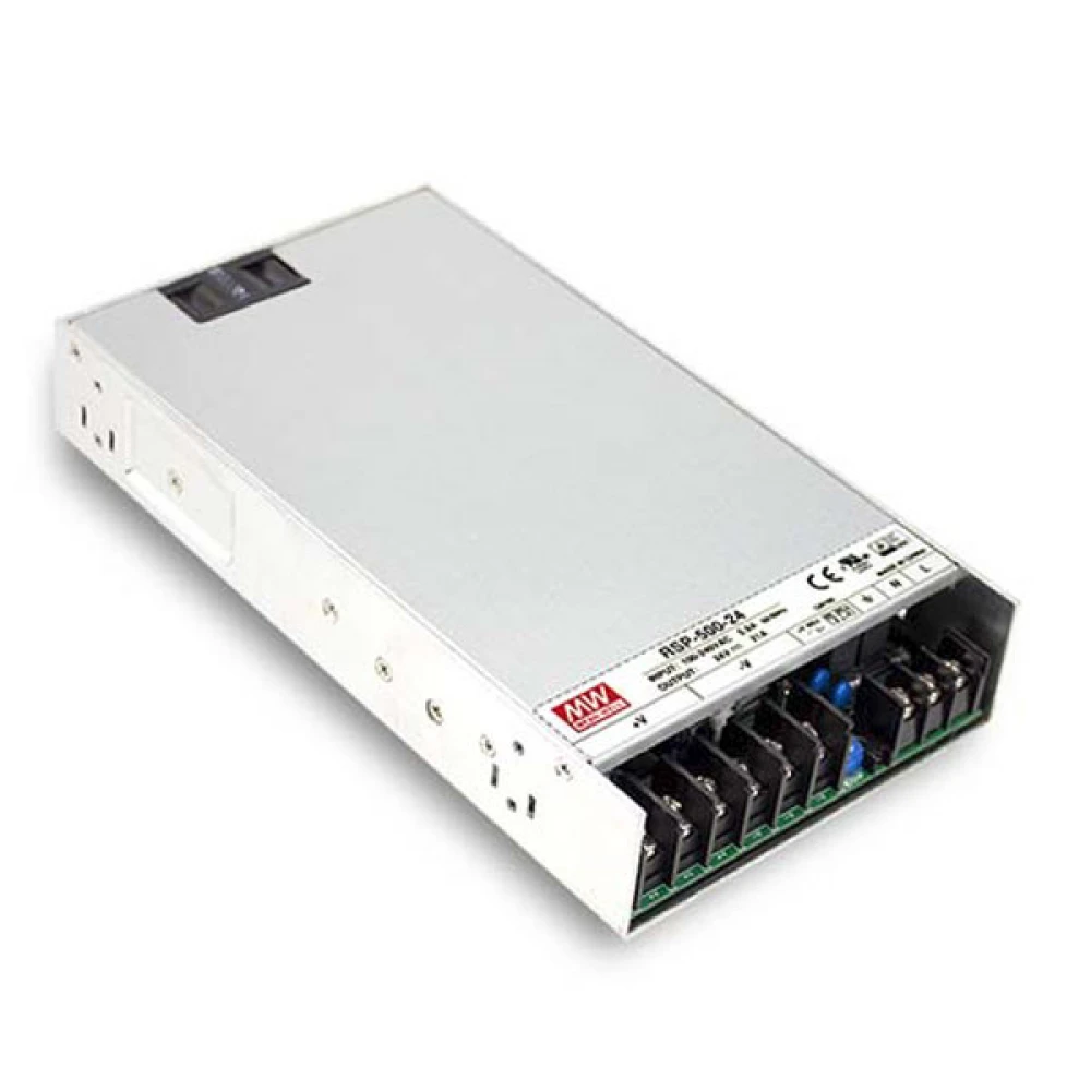 ΤΡΟΦΟΔΟΤΙΚΟ 500W/48V/10.5A PFC LOW PROFILE RSP500-48 MEAN WELL