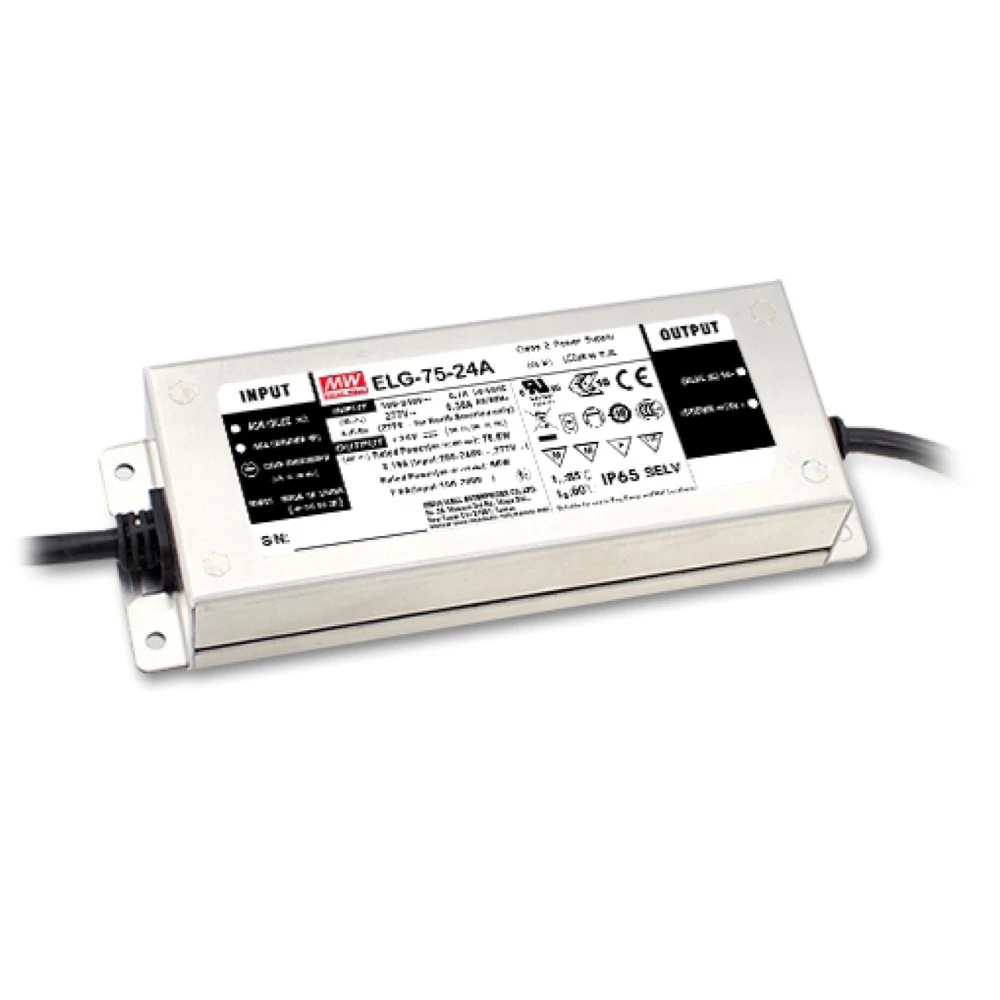 ΤΡΟΦΟΔΟΤΙΚΟ LED 75.6W/24VDC/3.15A PFC IP67 DALI ELG-75-24DA MEAN WELL