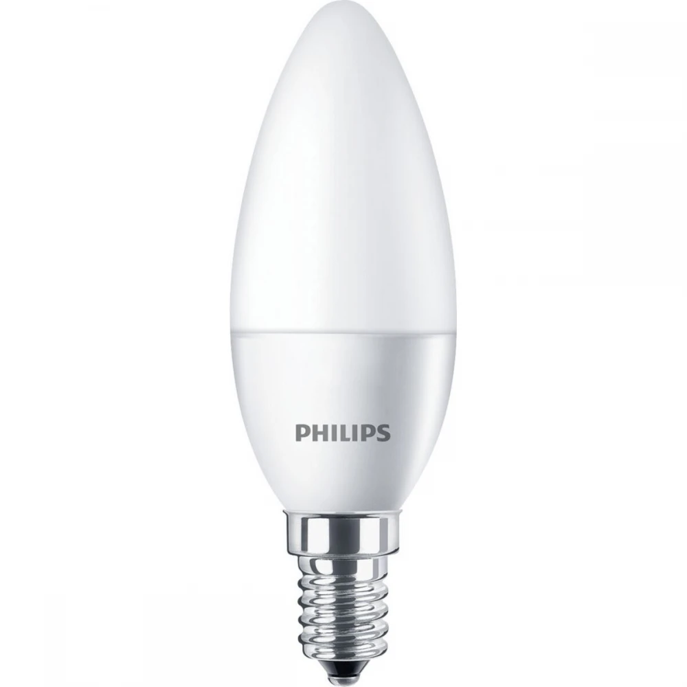 LED Λάμπα Κερί E14 7W 806LM ΟυδέτεροΛευκό 4000K  Philips