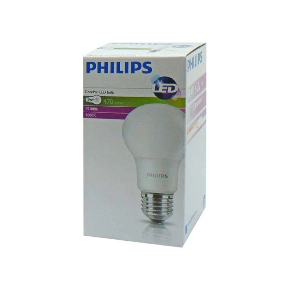 LED Λάμπα E27 A60 5W 470LM 200° Ψυχρό 6500K - Philips
