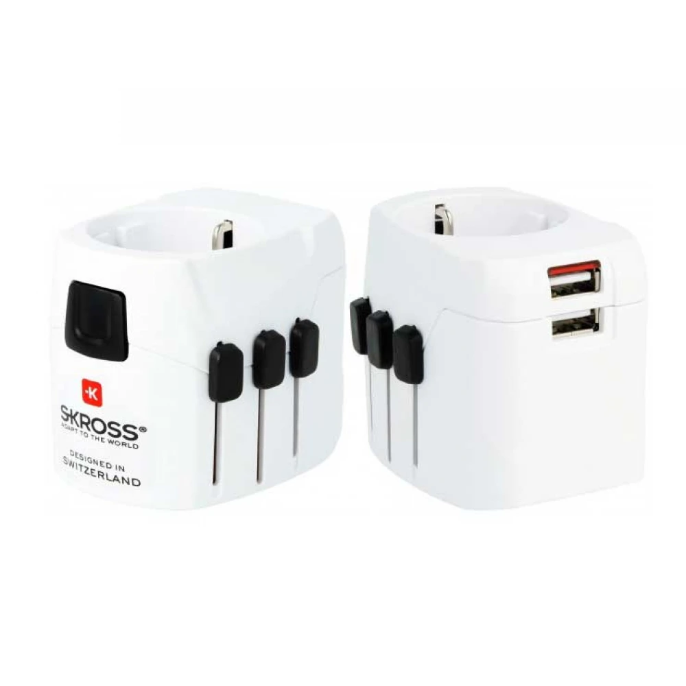 ADAPTOR UNIVERSAL Σε Σούκο Πτυσσόμενο Με USB COMPACT - SKROSS