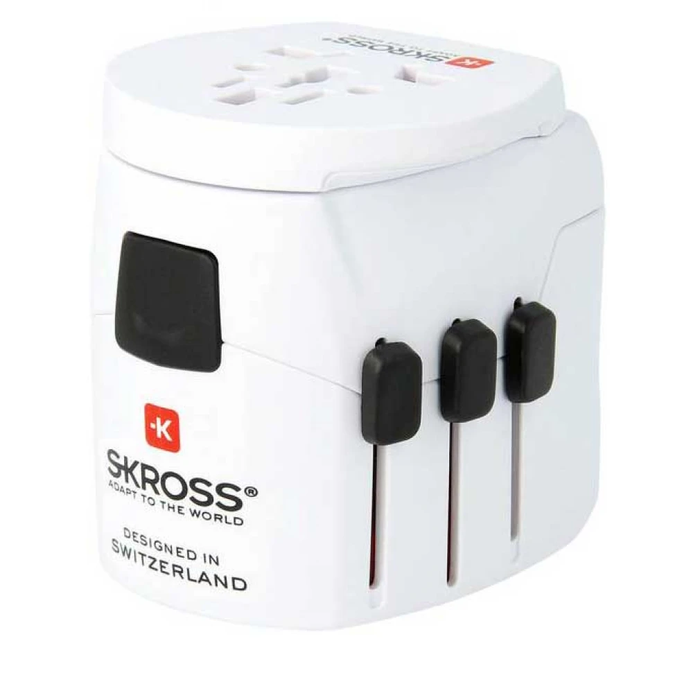 ADAPTOR UNIVERSAL Σε UNIVERSAL Πτυσσόμενο Αποσπώμενο 2 Τεμαχίων Mε USB - PRO Light USB – World SKROSS