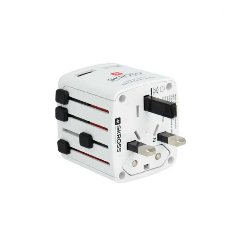 ADAPTOR UNIVERSAL Σε 2 USB 2400mA - World Usb Charger - SKROSS