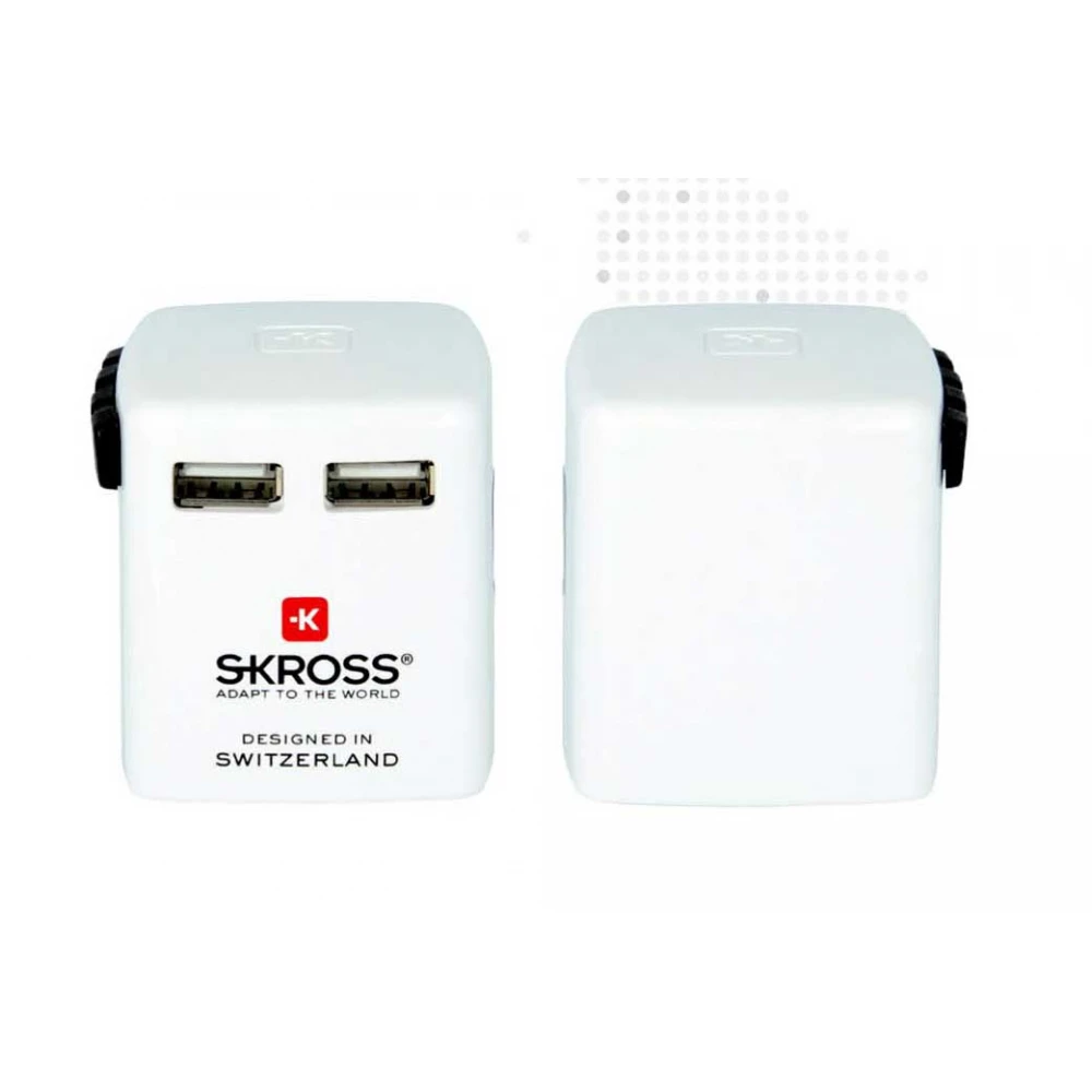 ADAPTOR UNIVERSAL Σε 2 USB 2400mA - World Usb Charger - SKROSS