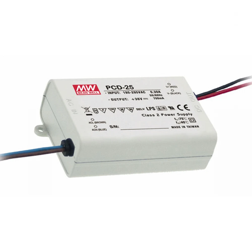 ΤΡΟΦΟΔΟΤΙΚΟ LED 20.3W/40-58V/350mA DIM. PCD25-350B MEAN WELL