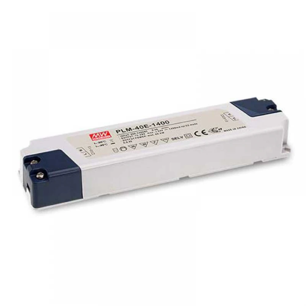 ΤΡΟΦΟΔΟΤΙΚΟ LED 40W/19-38V/1050mA IP30 (230VAC) PLM40E-1050 MEAN WELL