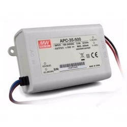 ΤΡΟΦΟΔΟΤΙΚΟ LED 35W/25-70V/500mA IP42 APC35-500 MEAN WELL