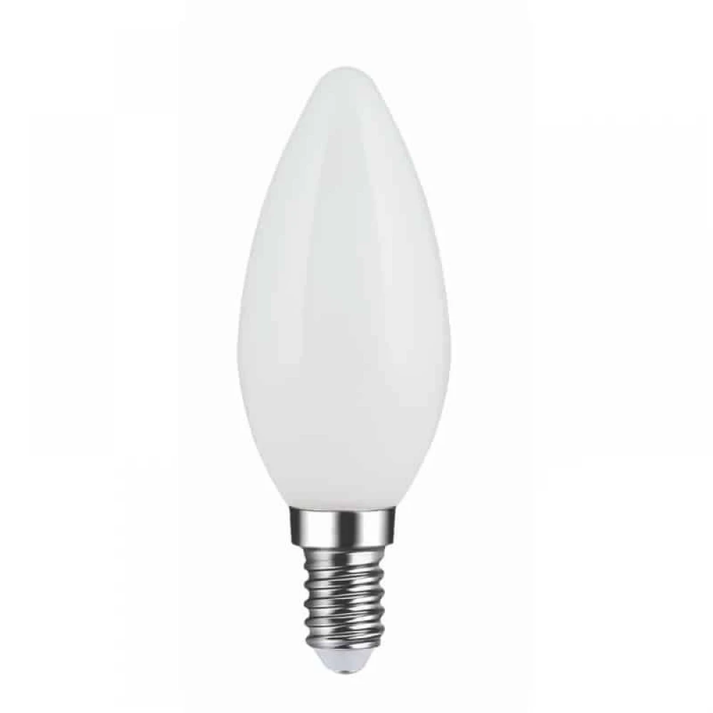 LED Λάμπα Filament Κερί 6W Θερμό E14 Γαλακτερή DIMMABLE Universe
