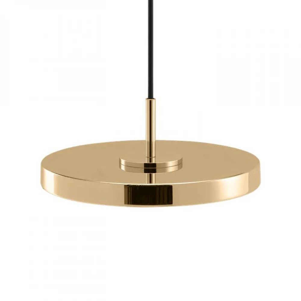 Κρεμαστό Φωτιστικό LED Asteria Micro Monochrome - Polished Brass 12W Φ15cm Dimmable by UMAGE