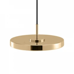 Κρεμαστό Φωτιστικό LED Asteria Micro Monochrome - Polished Brass 12W Φ15cm Dimmable by UMAGE
