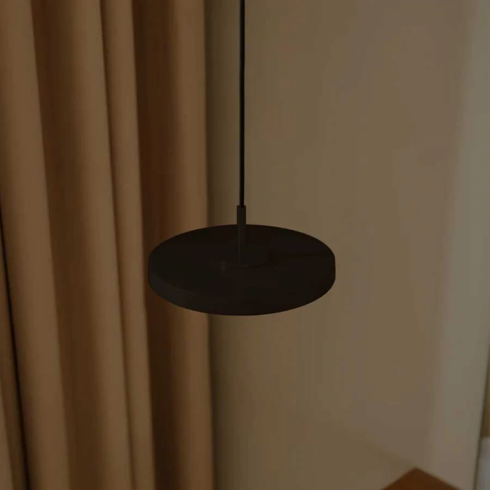 Κρεμαστό Φωτιστικό LED Asteria Micro Black 12W Φ15cm Dimmable by UMAGE
