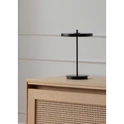 LED Πορτατίφ Μπαταρίας Επαναφορτιζόμενο Asteria Move Dimmable - Black/black stem - by UMAGE