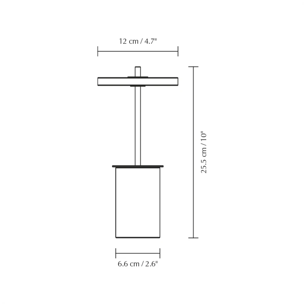 LED Πορτατίφ Portable από Μάρμαρο - Asteria Move Mini Dimmable - White marble by UMAGE