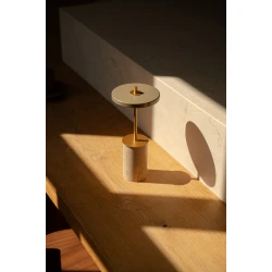 LED Πορτατίφ Portable - Asteria Move Mini Dimmable - Clay travertine brass by UMAGE