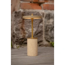 LED Πορτατίφ Portable - Asteria Move Mini Dimmable - Clay travertine brass by UMAGE