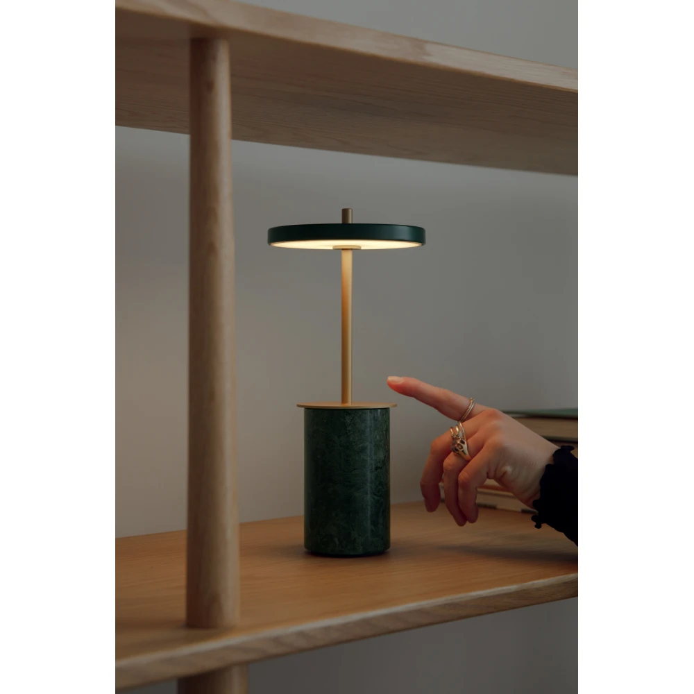 LED Πορτατίφ Portable από Μάρμαρο - Asteria Move Mini Dimmable - Green marble by UMAGE