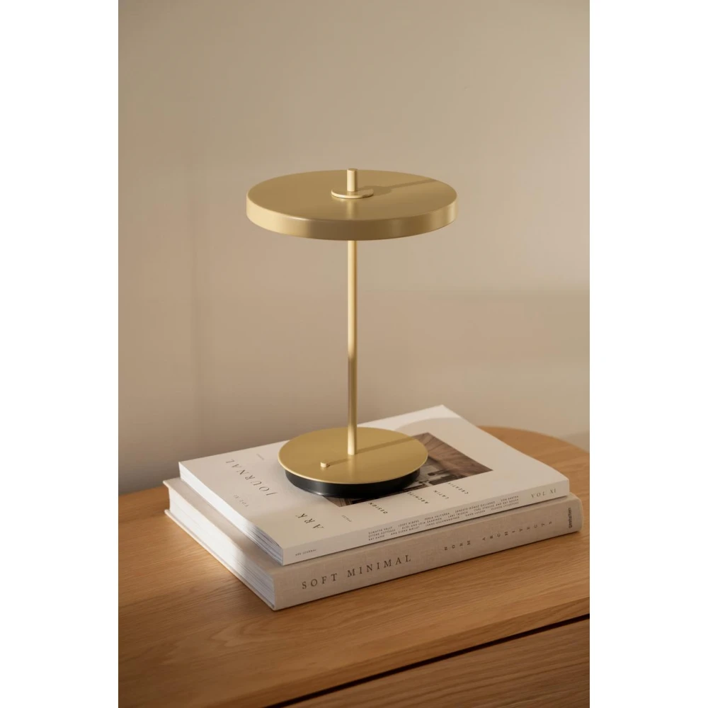 LED Πορτατίφ Μπαταρίας Επαναφορτιζόμενο Asteria Move Dimmable - Butter Yellow - by UMAGE