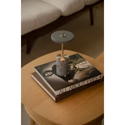 LED Πορτατίφ από Μάρμαρο Portable - Asteria Move Mini Dimmable - Grey marble brass by UMAGE