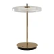 LED Πορτατίφ Μπαταρίας Επαναφορτιζόμενο Asteria Glass Move - Polished Brass - by UMAGE