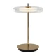 LED Πορτατίφ Μπαταρίας Επαναφορτιζόμενο Asteria Glass Move - Polished Brass - by UMAGE