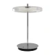 LED Πορτατίφ Μπαταρίας Επαναφορτιζόμενο Asteria Glass Move - Polished steel - by UMAGE