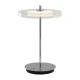 LED Πορτατίφ Μπαταρίας Επαναφορτιζόμενο Asteria Glass Move - Polished steel - by UMAGE
