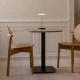 LED Πορτατίφ Μπαταρίας Επαναφορτιζόμενο Asteria Glass Move - Polished steel - by UMAGE