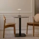 LED Πορτατίφ Μπαταρίας Επαναφορτιζόμενο Asteria Glass Move - Polished steel - by UMAGE