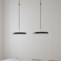 Κρεμαστό Φωτιστικό LED Asteria PLUS 28W CRI96 - Black Medium G43cm by UMAGE