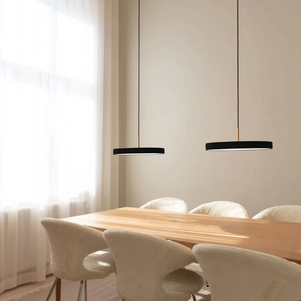 Κρεμαστό Φωτιστικό LED Asteria PLUS 28W CRI96 - Black Medium G43cm by UMAGE