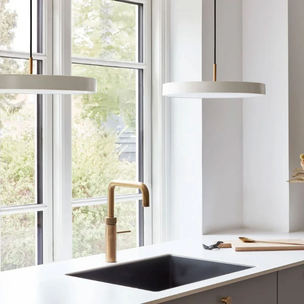 Κρεμαστό Φωτιστικό LED Asteria PLUS 28W CRI96 - Pearl White Medium G43cm by UMAGE