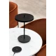 LED Πορτατίφ Asteria Table Pearl Black/Black Stem 13W Φ31cm Dimmable by UMAGE