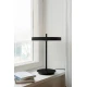 LED Πορτατίφ Asteria Table Pearl Black/Black Stem 13W Φ31cm Dimmable by UMAGE