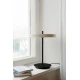LED Πορτατίφ Asteria Table Pearl White/Black Stem 13W Φ31cm Dimmable by UMAGE