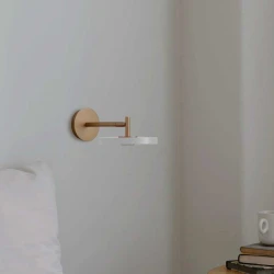 LED Φωτιστικό Τοίχου 12W 2700K CRI91 Asteria Short - Pearl White - UMAGE