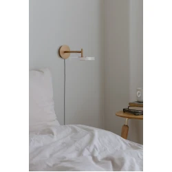 LED Φωτιστικό Τοίχου 12W 2700K CRI91 Asteria Short - Pearl White - UMAGE