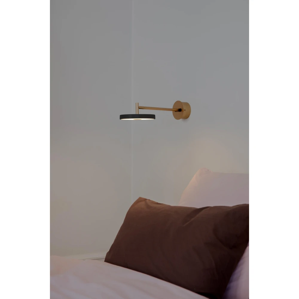 LED Φωτιστικό Τοίχου 12W 2700K CRI91 Asteria Wall Long - Black - UMAGE