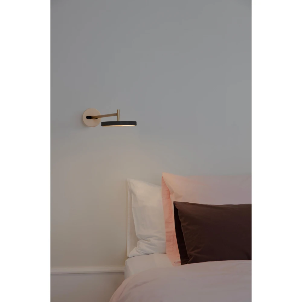 LED Φωτιστικό Τοίχου 12W 2700K CRI91 Asteria Wall Long - Black - UMAGE