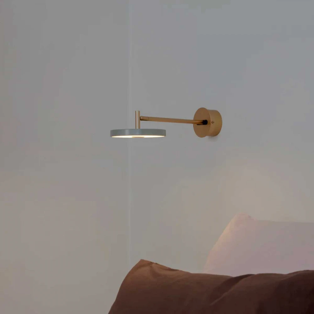 LED Φωτιστικό Τοίχου 12W 2700K CRI91 Asteria Wall Long - Nuance Olive - UMAGE