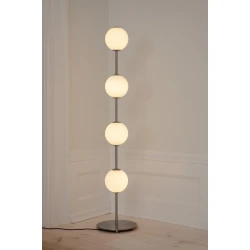 LED Φωτιστικό Δαπέδου Από Γυαλί 29W CRI91 Dimmable - Audrey Floor Steel- by UMAGE